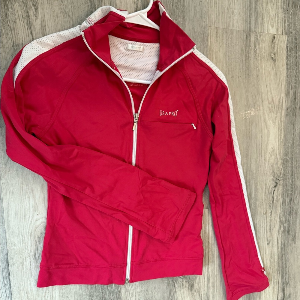 Women's Pink Zip Up Jacket
